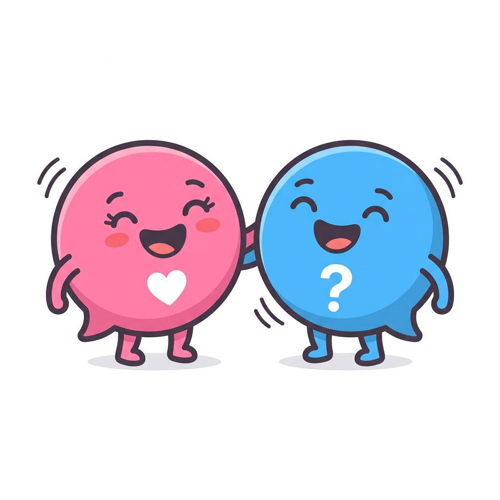 우정 퀴즈 로고
